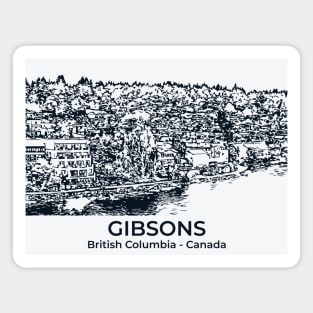 Gibsons - British Columbia Magnet
